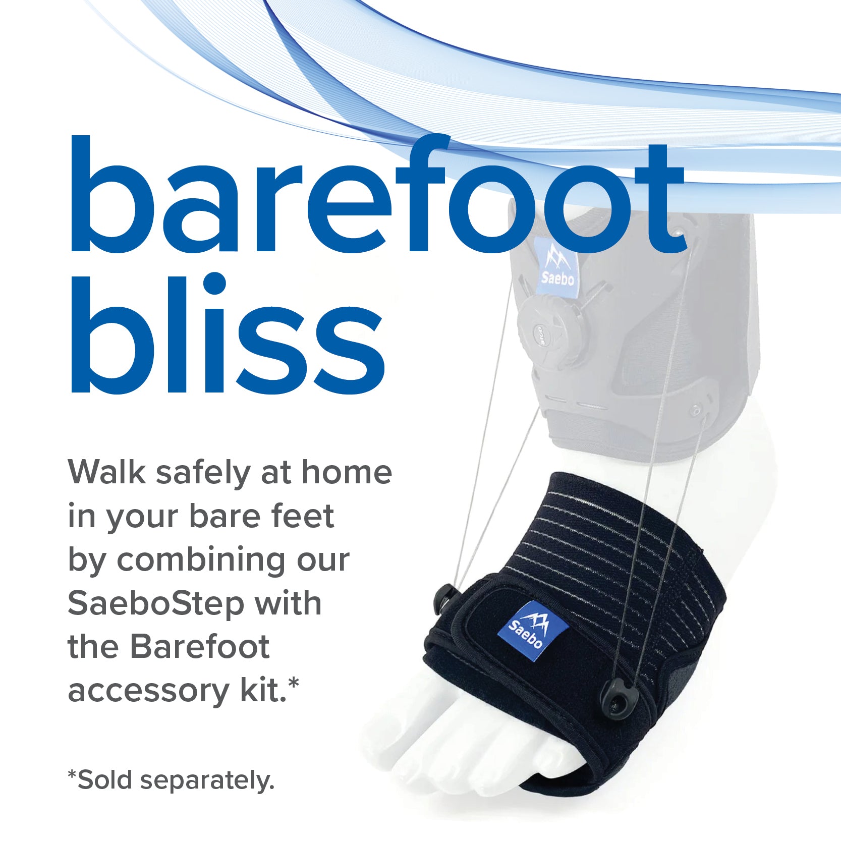 LIMITED EDITION: SaeboStep Foot Drop Brace—Now in Beige. WHILE SUPPLIES LAST! SHIPS APRIL 15.