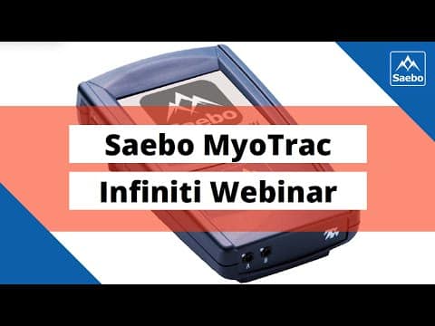 Saebo MyoTrac Infiniti Webinar